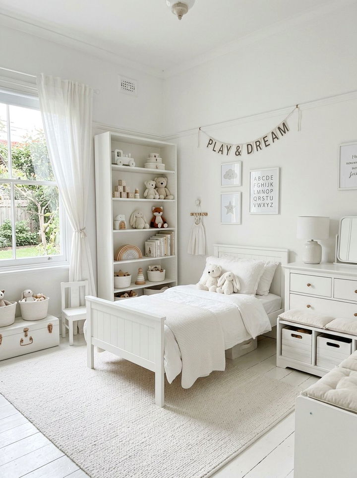 Kids White Bedroom - 30 all white bedroom ideas
