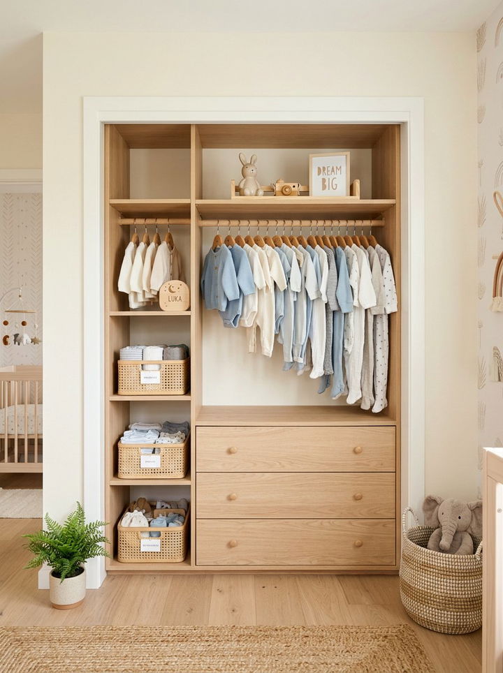 Kids Wooden Hangers - 30 bedroom wooden hangers