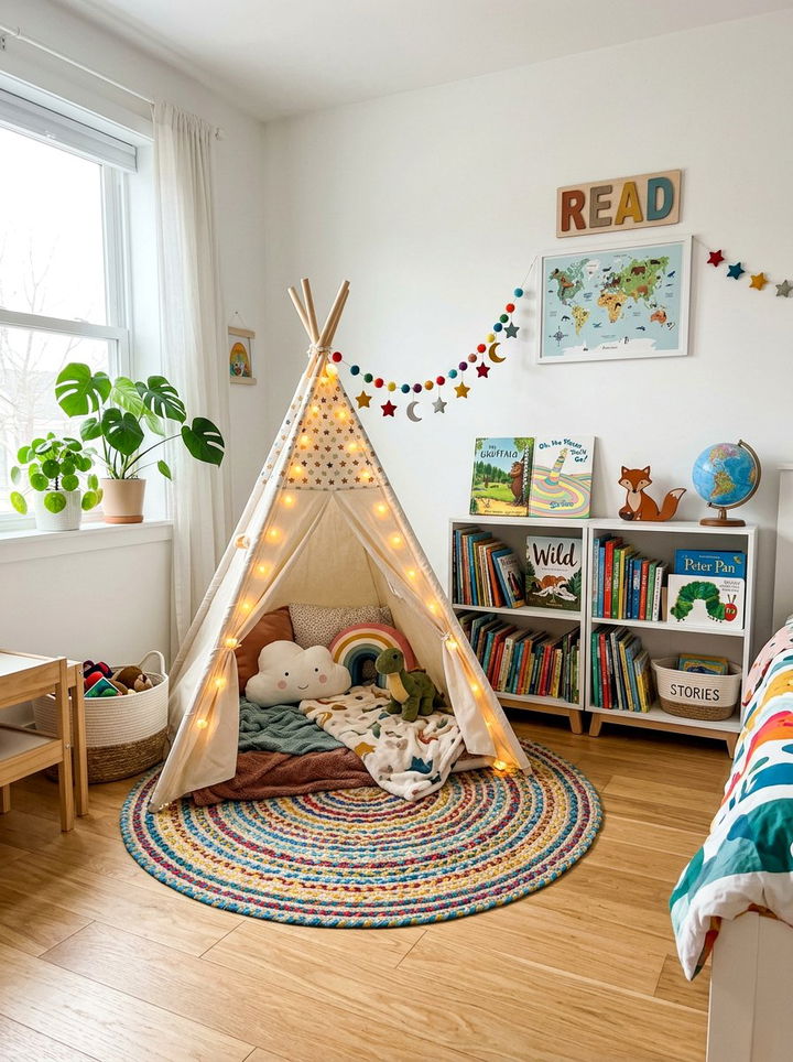 Kids bedroom nook - 30 bedroom nook ideas
