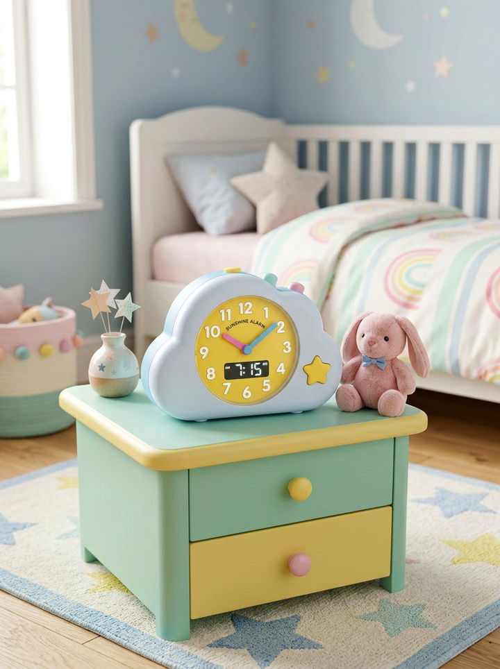 Kids cloud shape alarm clock - 30 bedroom alarm clocks