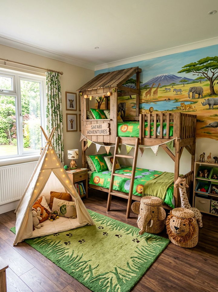 Kids safari bedroom - 30 safari bedroom ideas