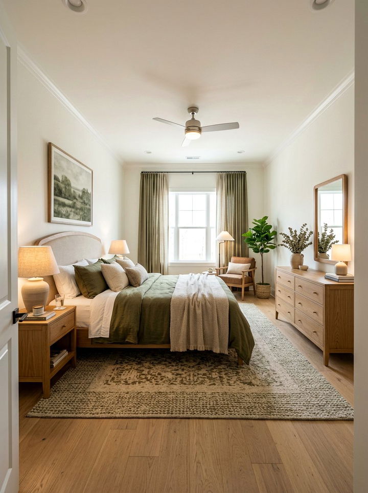 King Bed Rectangular Room Layout - 30 bedroom layout ideas