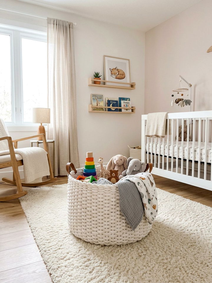 Knitted Rope Basket - 30 bedroom storage containers