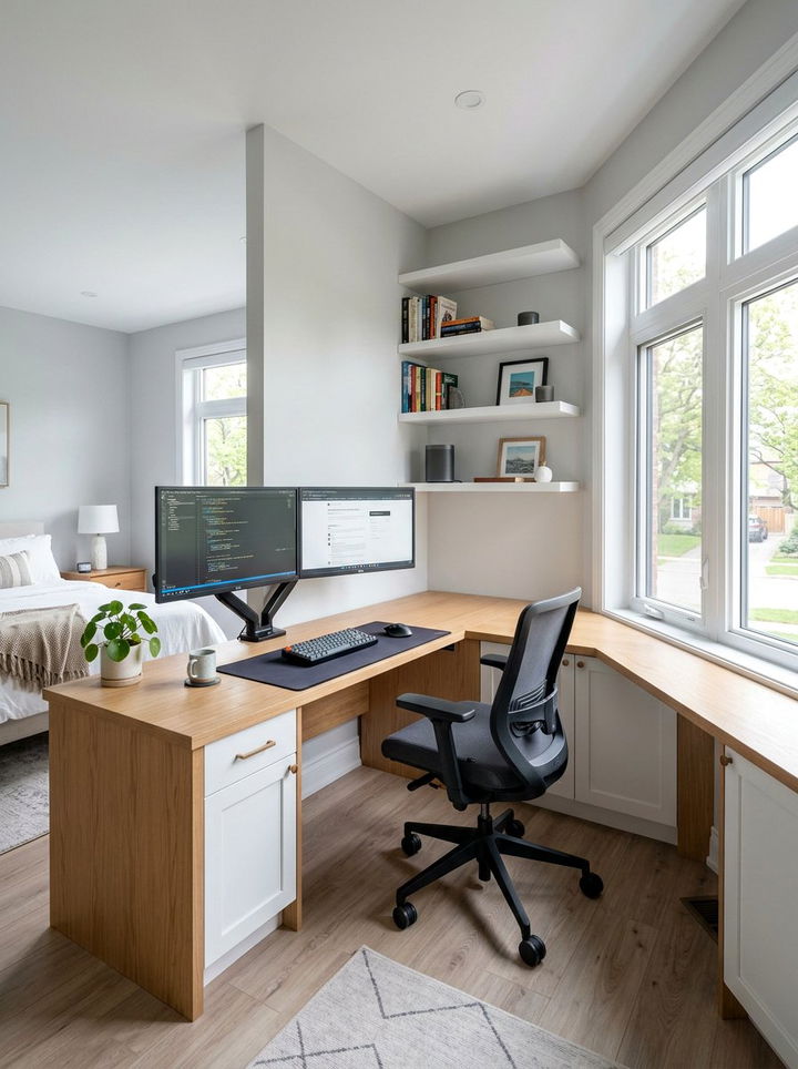 L Shaped Bedroom Built In Desk - 30 bedroom built-in desks