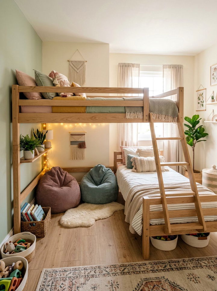 L Shaped Bunk Bed - 30 bedroom bunk bed ideas