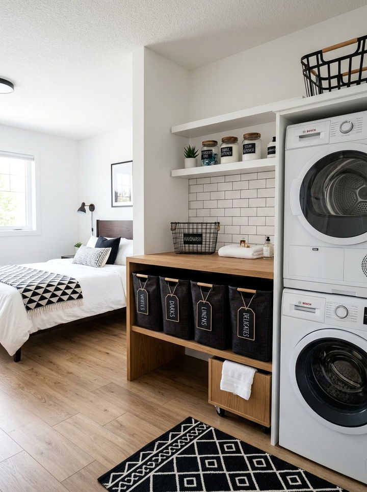 Labelled Bins For Organization - 30 bedroom storage bins