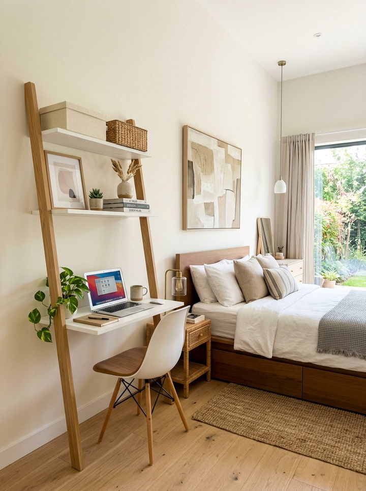 Ladder Desk Bedroom - 30 bedroom home office ideas