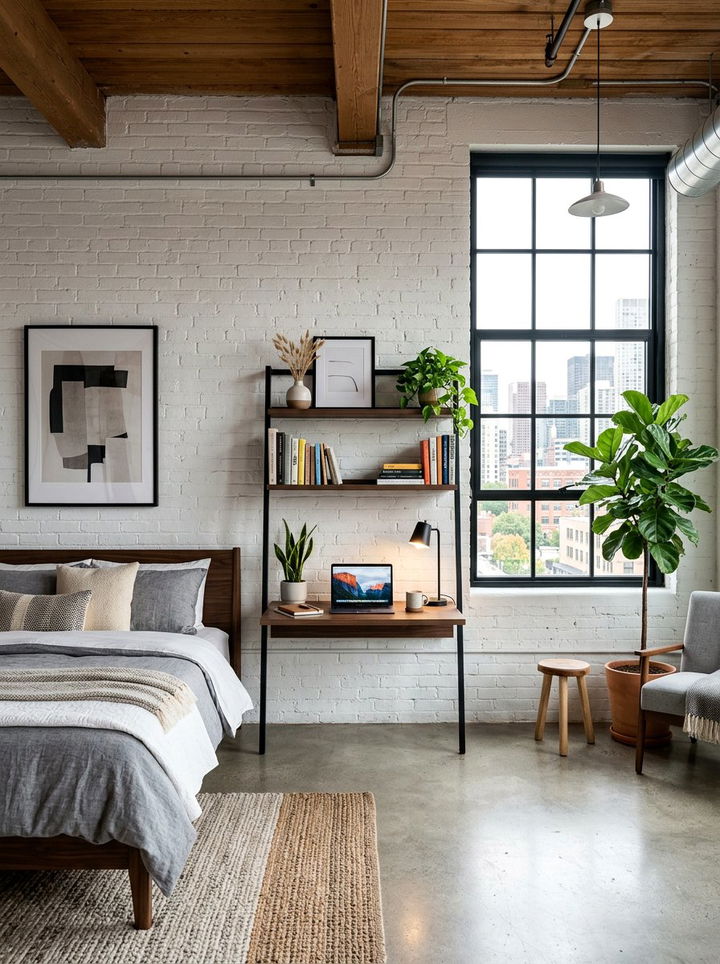 Ladder Desk Unit - 30 bedroom transforming furniture ideas