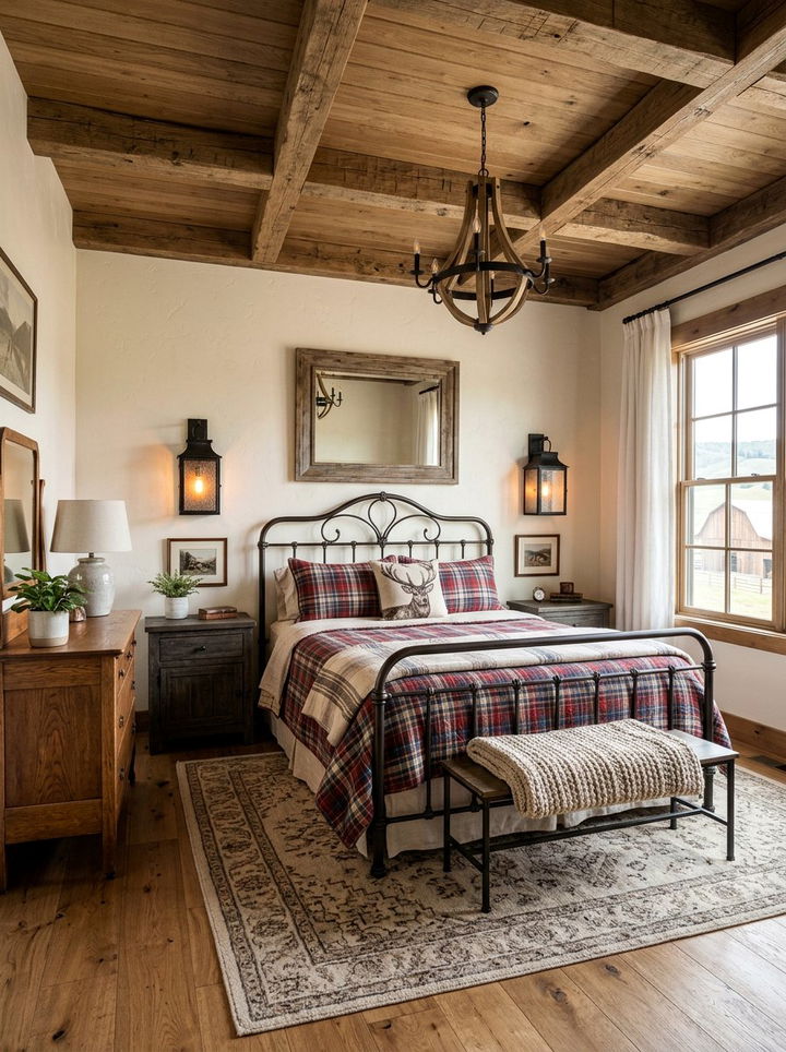 Lantern wall light - 30 bedroom task lighting ideas