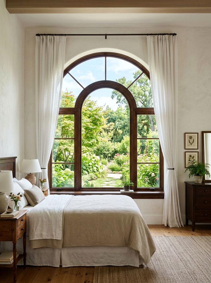 Large Arched Window - 30 Spanish bedroom ideas