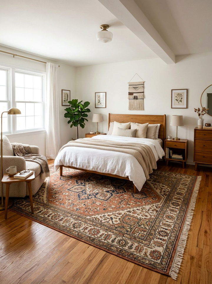 Large Area Rug - 30 bedroom refresh ideas