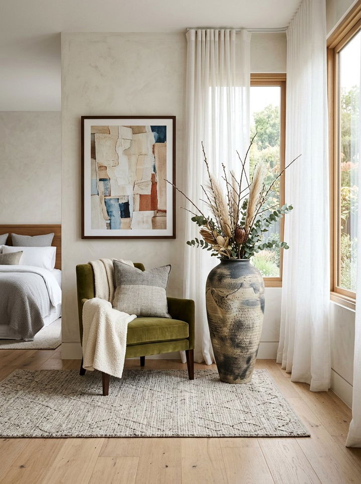 Large Floor Vase - 30 bedroom vase ideas