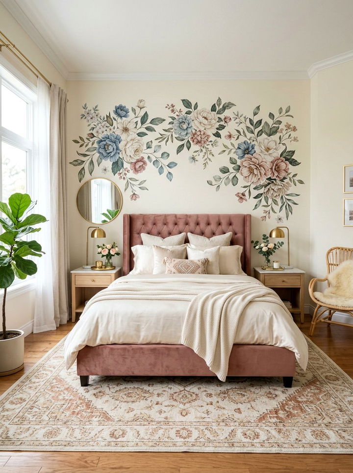 Large Floral Wall Decals - 30 bedroom wall stickers