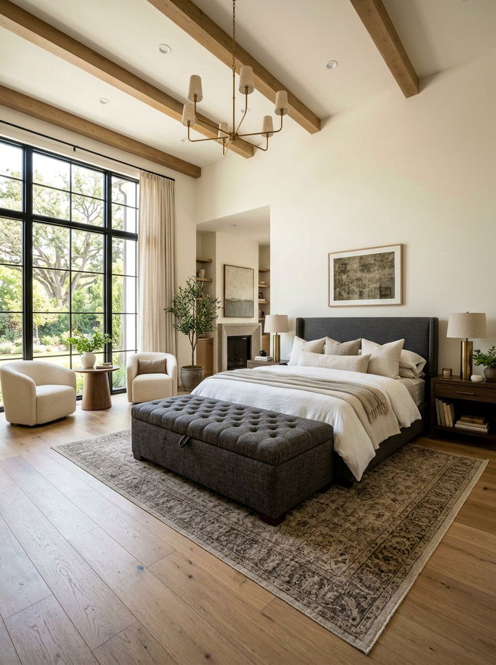 Large Storage Ottoman - 30 bedroom storage benches