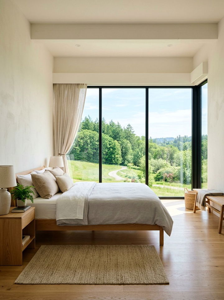 Large Window Bedroom - 30 airy bedroom ideas