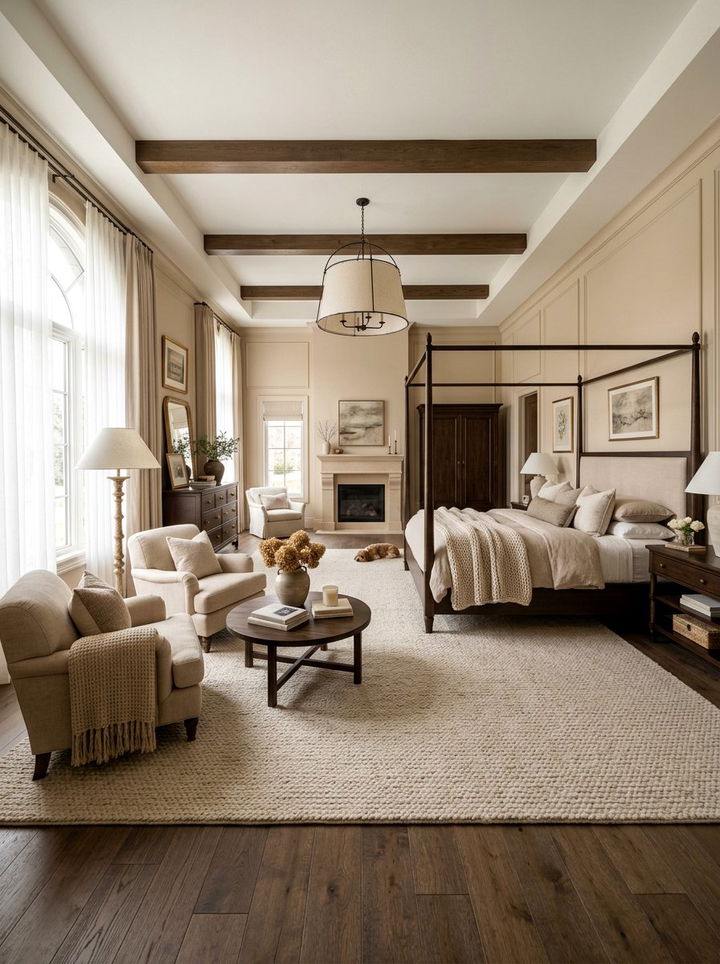 Large beige bedroom - 30 modern beige bedroom ideas