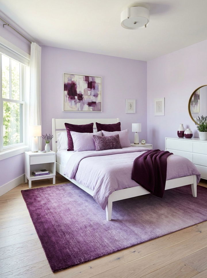 Lavender And Plum Bedroom - 30 plum bedroom ideas