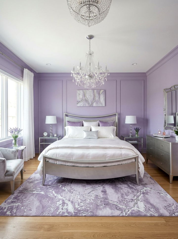 Lavender Bedroom - 30 energizing bedroom color ideas
