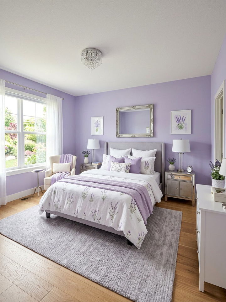 Lavender Bedroom - 30 peaceful bedroom ideas