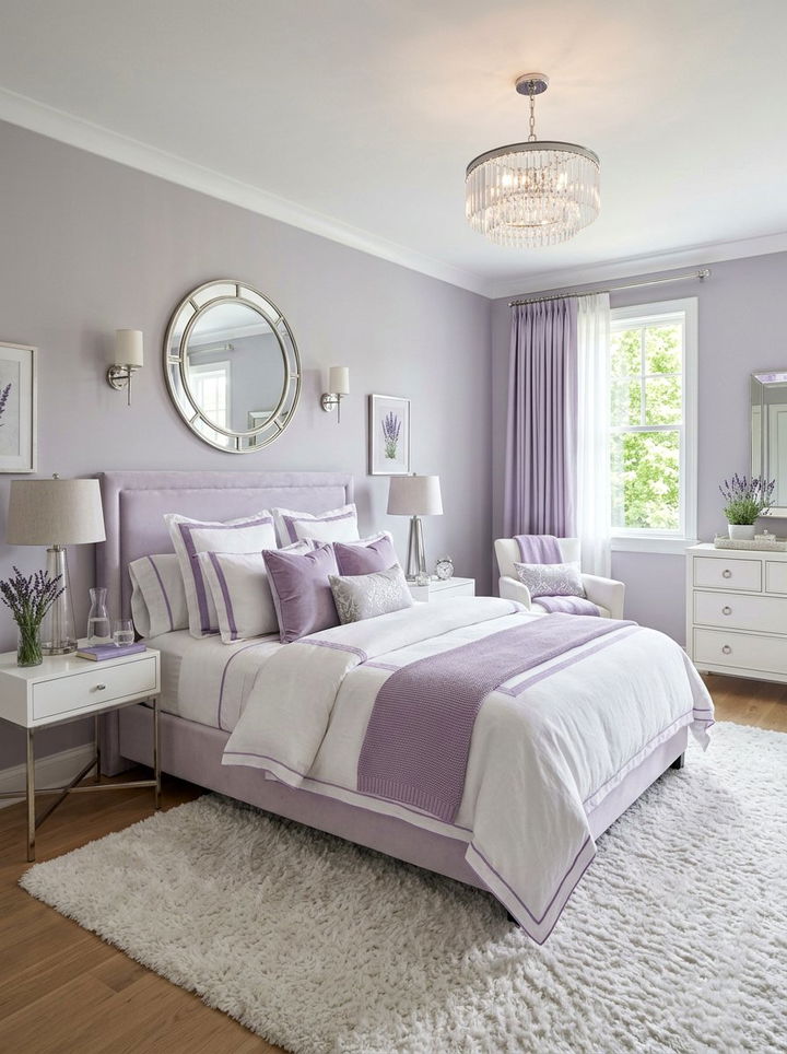Lavender Bedroom - 30 bedroom color ideas