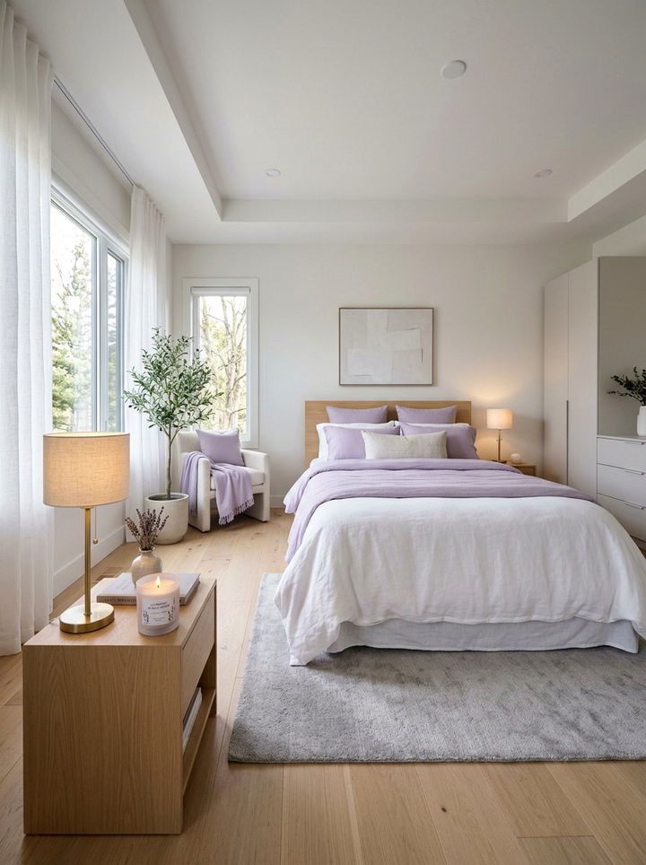 Lavender Scented Candle - 30 bedroom scented candles