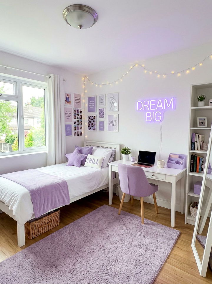 Lavender White Teenage Bedroom - 30 lavender and white bedroom ideas