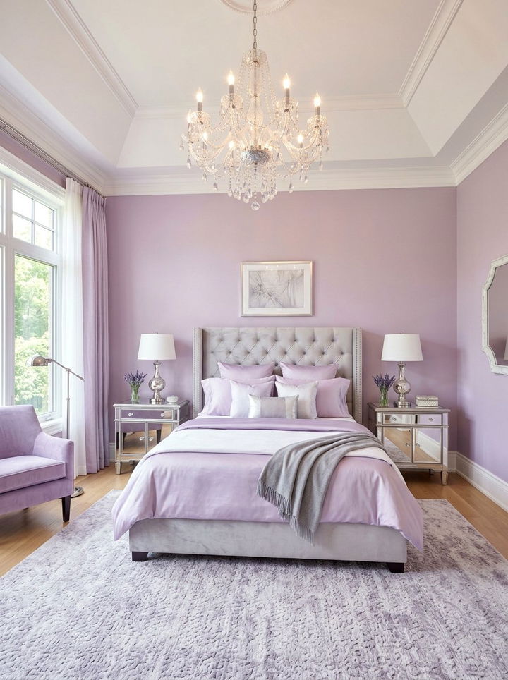 Lavender bedroom - 30 soft color bedroom ideas