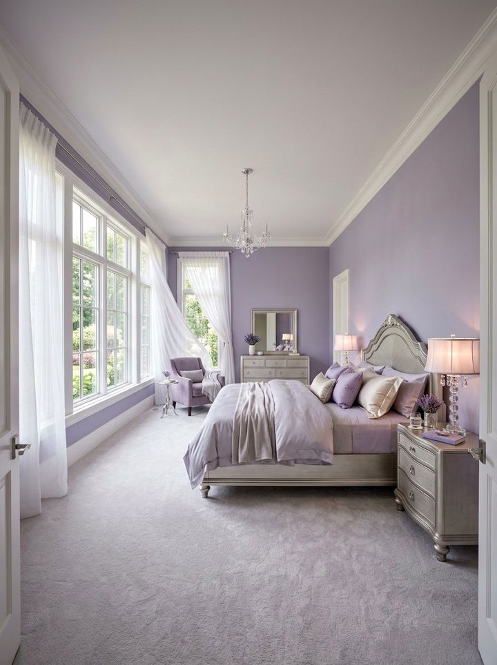 Lavender bedroom - 30 luxurious bedroom color ideas