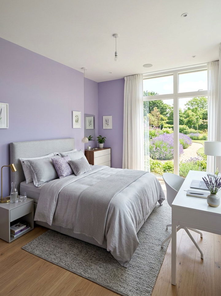 Lavender bedroom - 30 modern bedroom color ideas