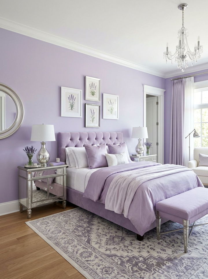 Lavender bedroom - 30 pastel bedroom ideas