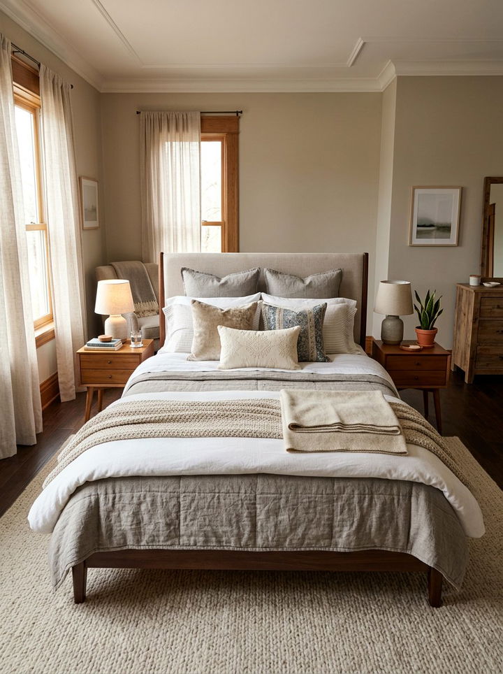 Layered Bedding - 30 bedroom refresh ideas