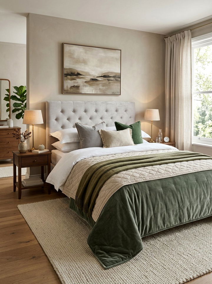 Layered Bedding Bedroom - 30 luxe bedroom ideas