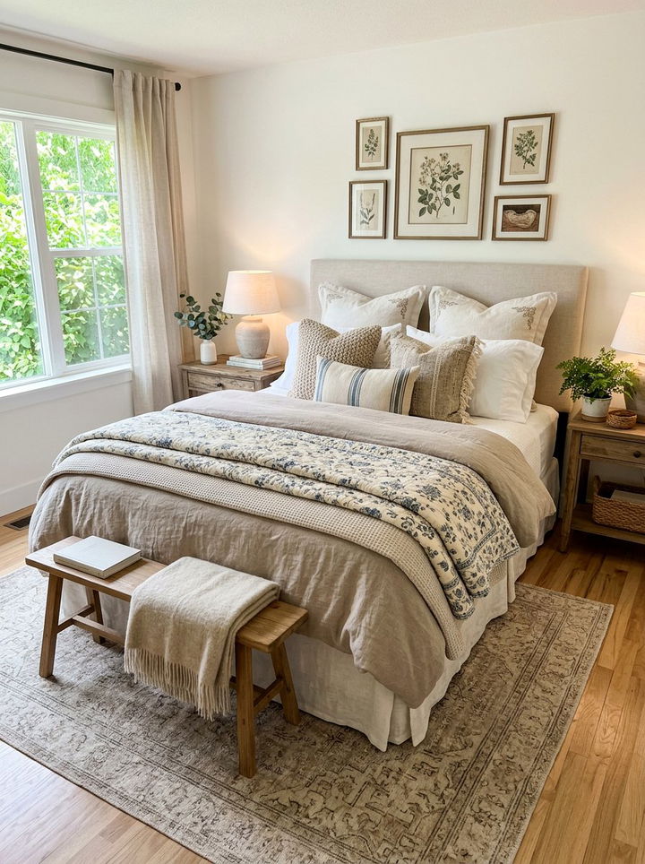 Layered Bedding Bedroom - 30 elegant bedroom ideas