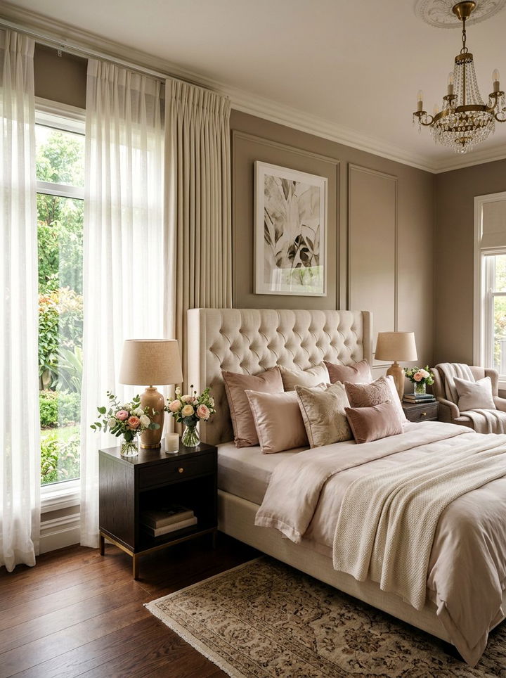 Layered Sheer And Blackout Curtains - 30 bedroom blackout solutions