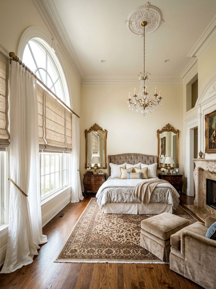 Layered roman shades - 30 bedroom roman shades