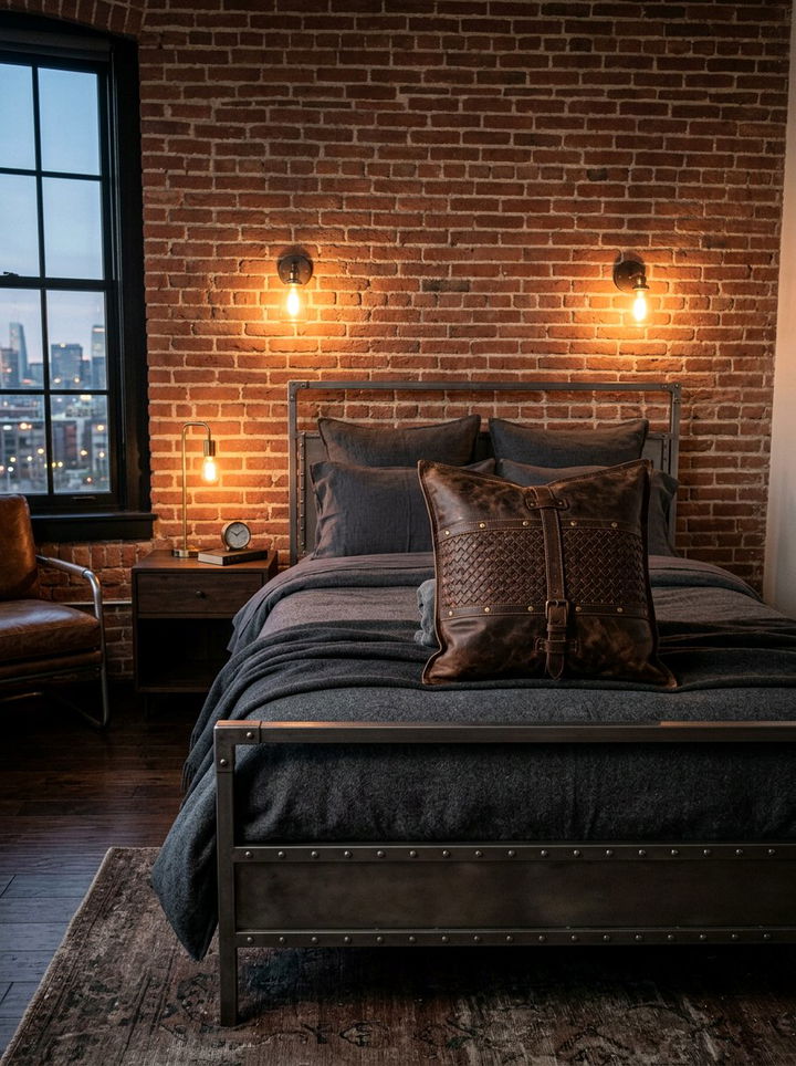 Leather Accent Euro Sham - 30 bedroom euro shams