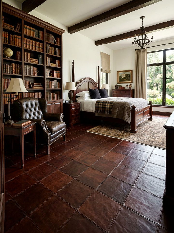 Leather Bedroom Floor Tile - 30 bedroom flooring ideas
