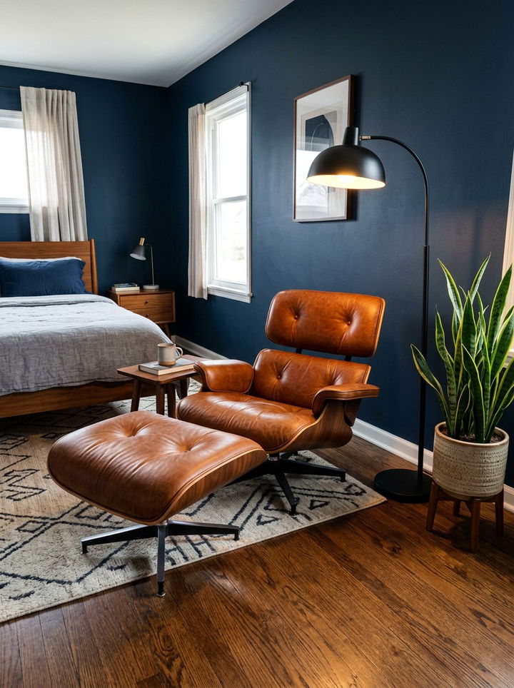 Leather Lounge Chair - 30 bedroom accent chairs