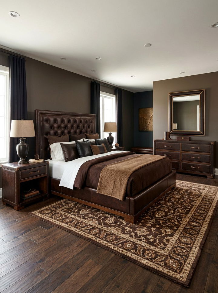 Leather Padded Bedroom Set - 30 bedroom sets