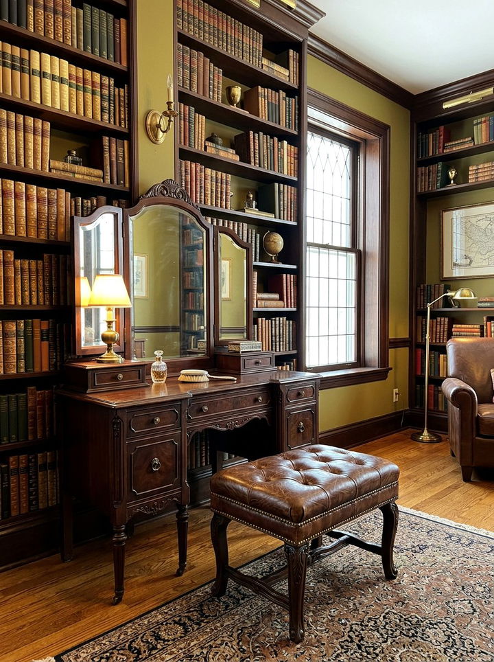 Leather Vanity Stool - 30 bedroom vanity stools