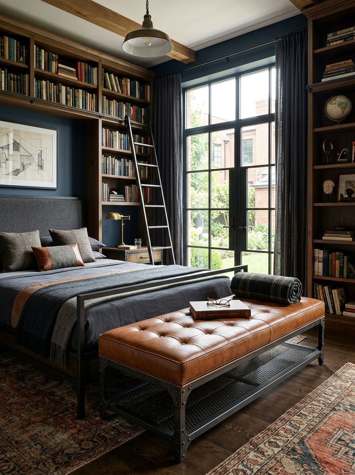 Leather Window Bench - 30 bedroom window benches