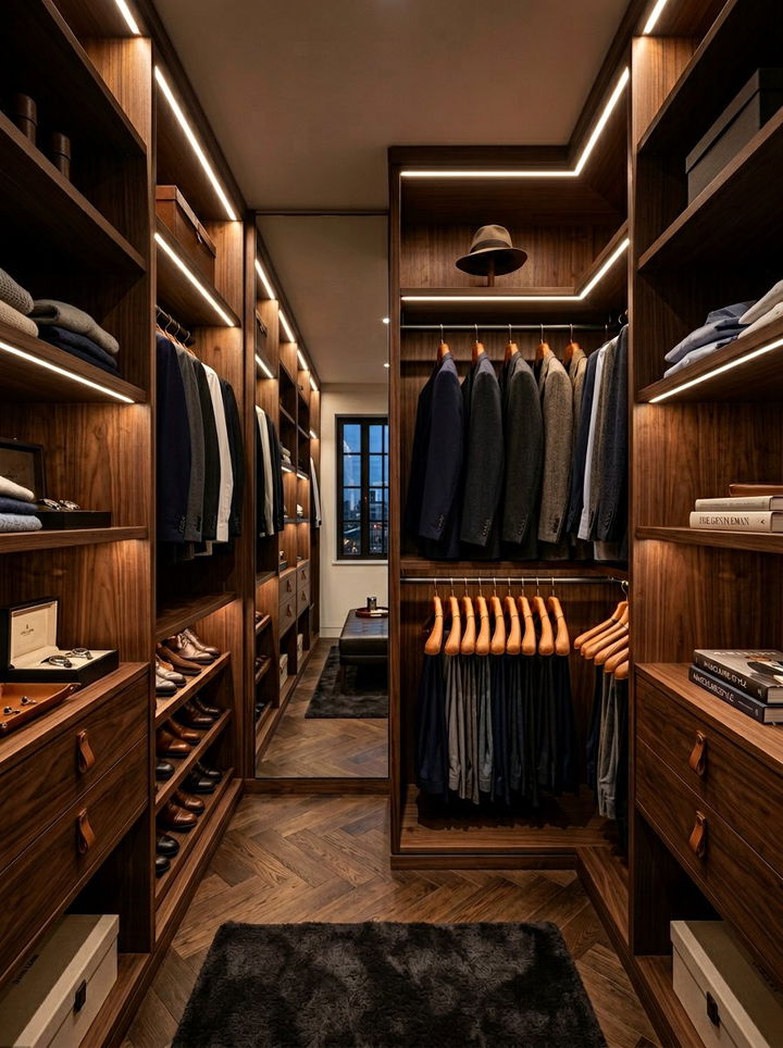 Leather Wrapped Hanger - 30 bedroom clothes hangers