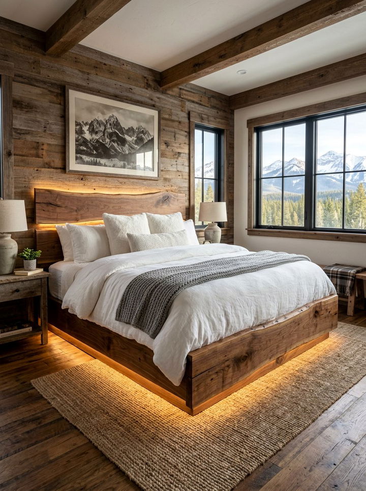 Led lights for bed frame - 30 bedroom led strip lights ideas