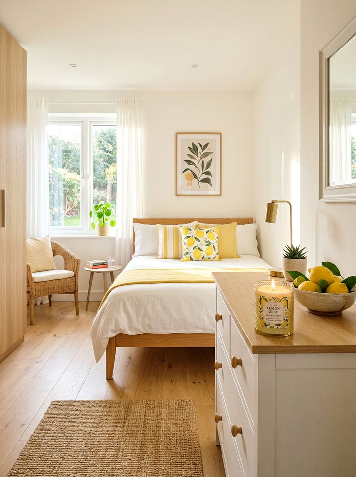 Lemon Zest Candle - 30 bedroom scented candles