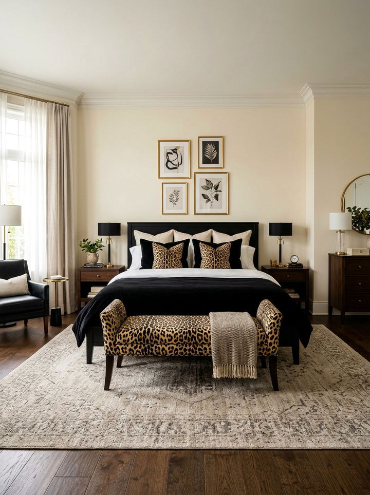 Leopard Print Bedroom Decor - 30 Hollywood bedroom ideas