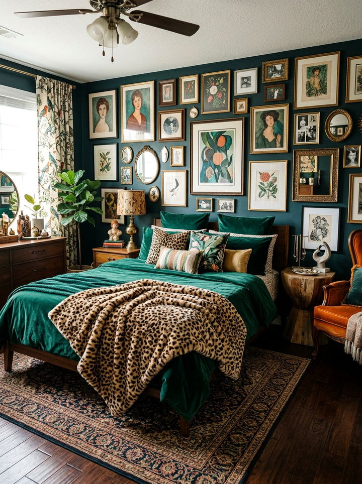 Leopard Print Faux Fur Throw - 30 bedroom faux fur throws