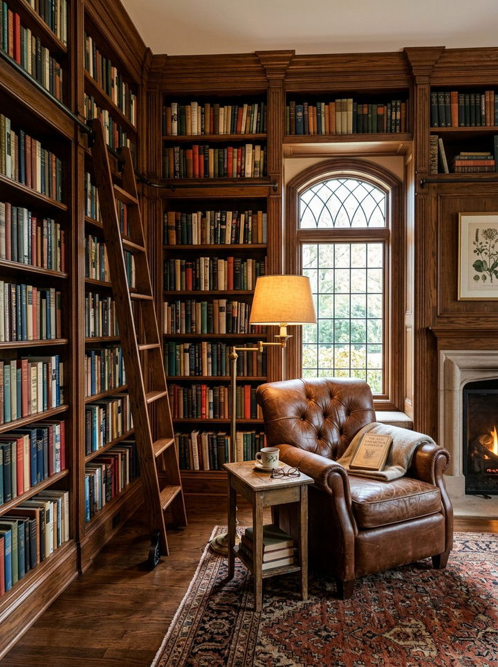 Library and Reading Nook - 30 teenage boy bedroom ideas