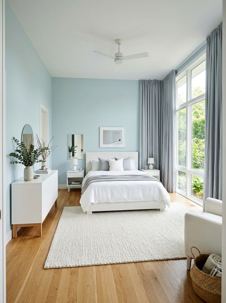 30 Contemporary Blue Bedroom Ideas for a Peaceful Room