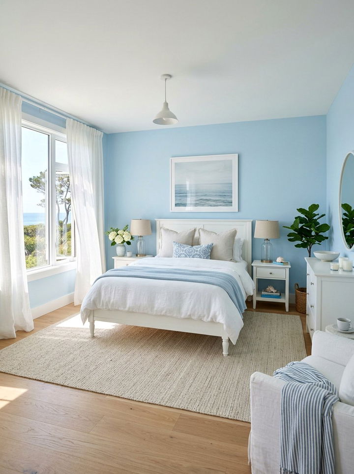 Light Blue Master Bedroom - 30 blue bedroom ideas