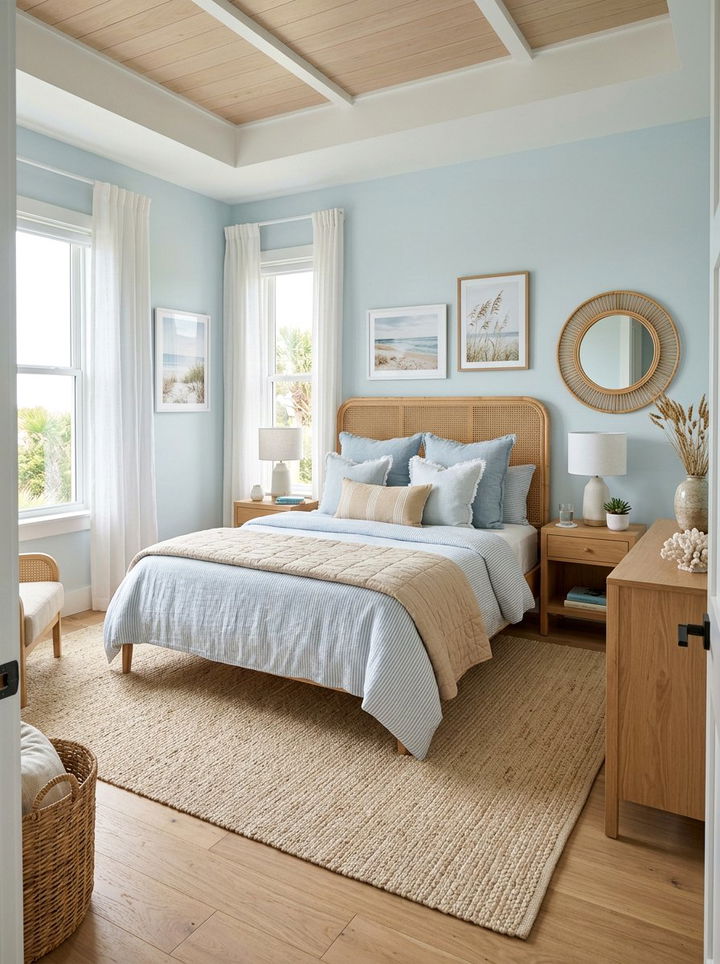 Light Blue and Sand Bedroom - 30 bedroom color schemes